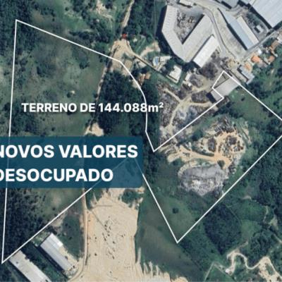 144.088m² de Terreno | Sem benfeitorias