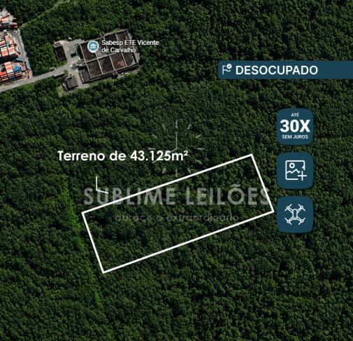 Foto de Terreno de 43.125m² | Sem benfeitorias