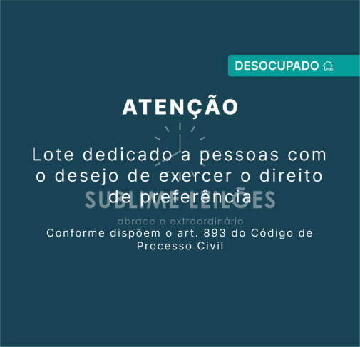 Foto de Lote principal | Exercício de preferência