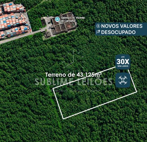 Foto de Terreno de 43.125m² | Sem benfeitorias