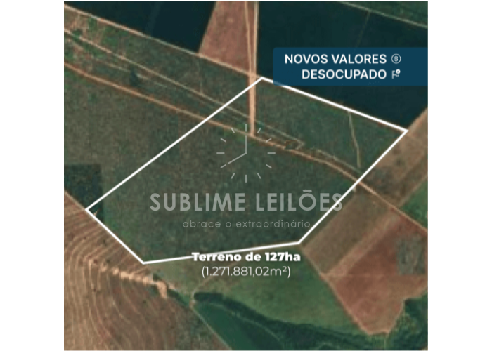 Imagem do imóvel Terreno de 127 hectares 50% de 2 glebas de terras no Mato Grosso