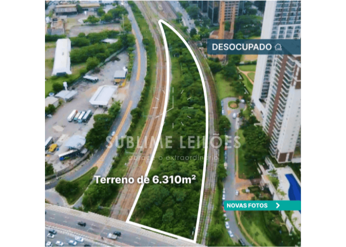 Imagem do imóvel Terreno de 6.310m² | Sem benfeitorias Área na Pompéia