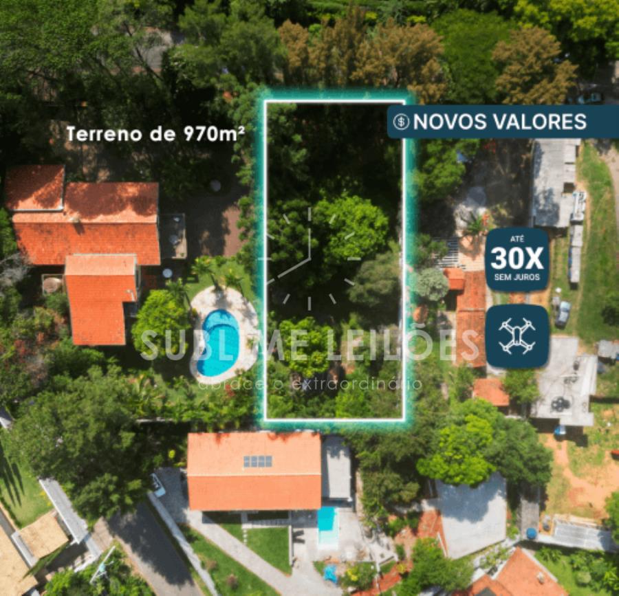 Terreno de 970m² | Frente de 21m²