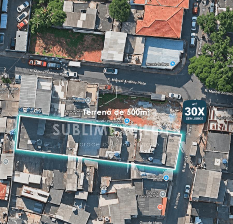 Imagem do imóvel A) Terreno | Total de 500m² Imóveis na Santa Cecília e Paraisópolis